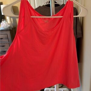 Chic Coral Sleeveless Tank Top